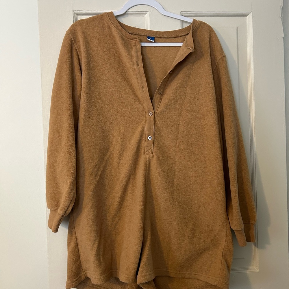 Old Navy Lounge Pajama Fleece Romper